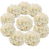 Flores Artificiais Flojery Silk Hydrangea Heads (pacote Com 10)