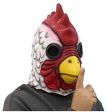 Máscara Beesum 2023 Latex Rooster Head Para Fantasia De Halloween