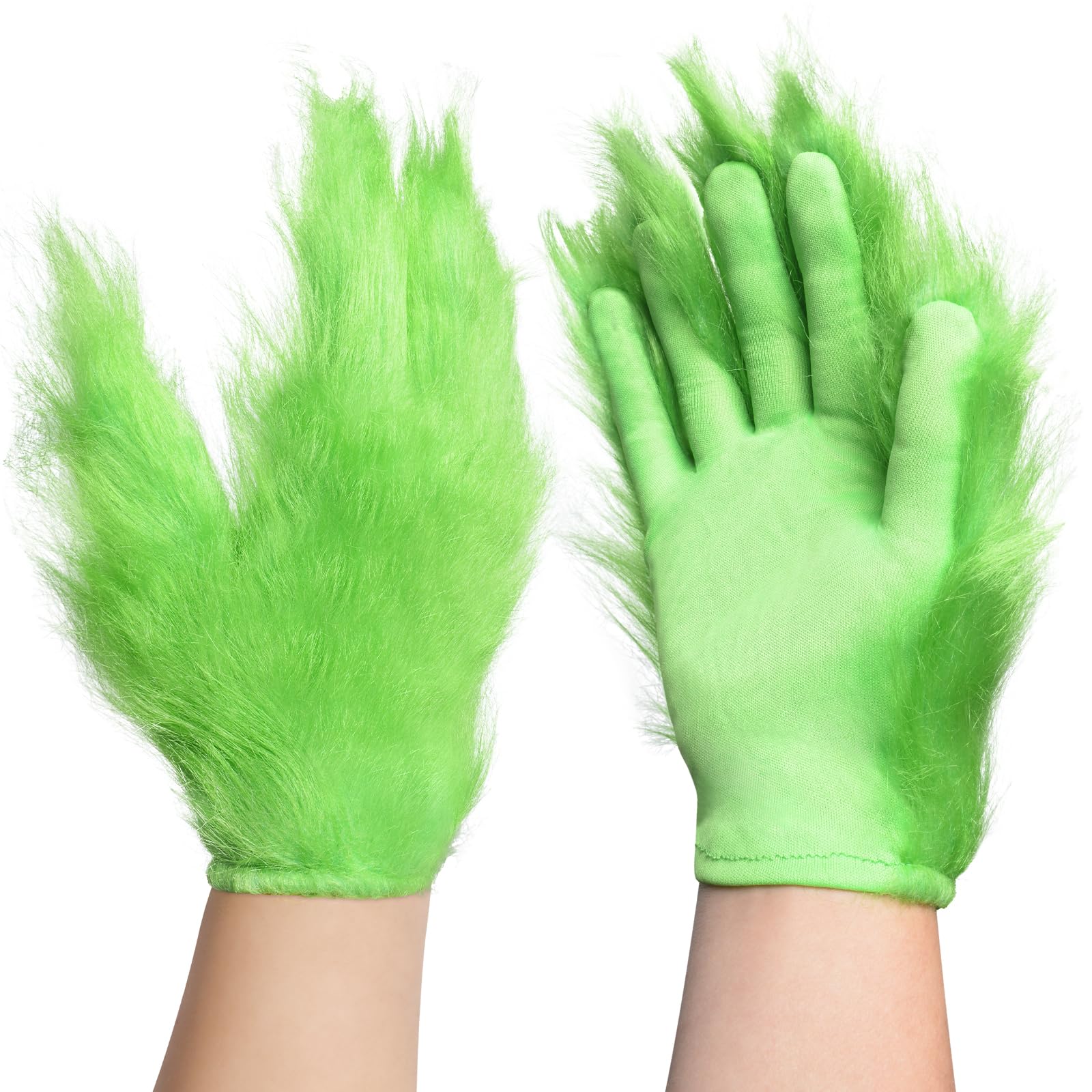 Luvas Peludas: Escolha Valley Green Monster Para O Natal E O Halloween