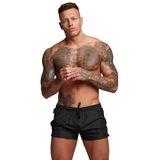 Shorts Esportivos Masculinos Tonlen, Calção De Banho Com Bolsos Com Zíper