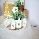 Led Wooden House Light String, Home Decoration Colorido
