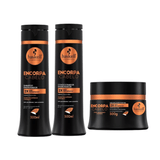 Shampoo Condicionador Máscara Encorpa Cabelo 300ml Haskell