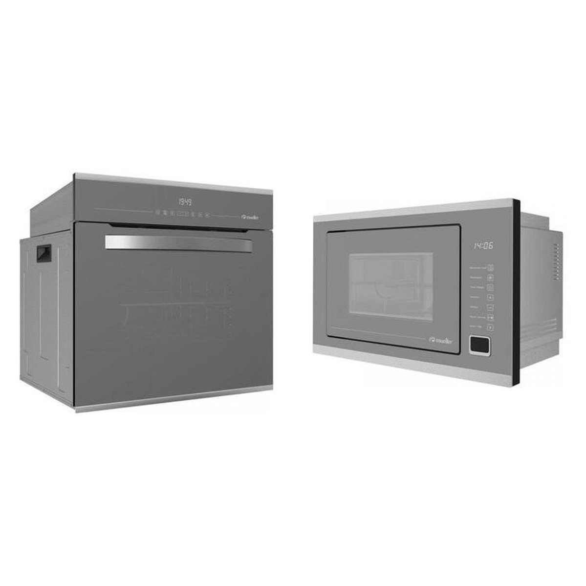 Forno Elétrico Digital De Embutir 220v 68 Litros Mfe0268g1 Micro-ondas De Embutir 25l 220v Mmo0225g1 Inox