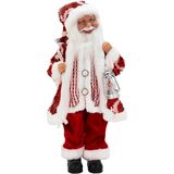 Boneco Decoração Papai Noel Colecionável Musica Festivo 45cm