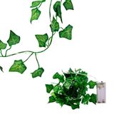 Fio De Led Entrelaçado Com Folhagem Hera Trepadeira