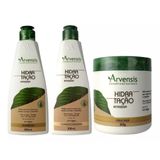 Kit Arvensis Hidratação Shampoo Condicionador Mascara 500g