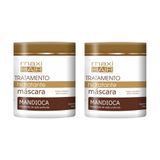 Mascara Maxihair 500g Mandioca Trat Hidratante - Kit Com 2un