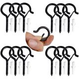 Segurança Q-hanger Parede Montagem Do Parafuso Do Teto Para Plantas Penduradas Luzes Fio Ao Ar Livre, Luzes De Fada, Sinos De Vento, Aliment
