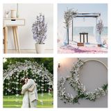 9 Galhos De Orquídeas Artificiais Decoração Versátil E Elegante Em Ambientes Internos No Estilo Diy