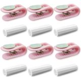 12 Pcs Clipes De Edredom E Pinças De Folha De Cama, Conjunto De Fixadores De Folhas, 6 Pcs Sem Pinos Anti-movimento Colchão Quilt Clamp Fixe