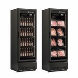 Refrigerador Vertical 1 Porta 445l Gcbc45cb All Black Gelopar 220v