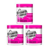 Mascara Maxihair 500g Encanto Cabelo - Kit Com 3un
