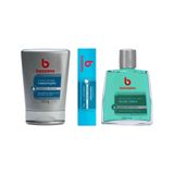 Kit Bozzano Hidratação Creme Barbear+gel E Loção Pos Barba