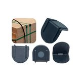 500 Cantoneira Preta Para Fita/cinta De Arquear 10/20mm
