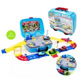 Maleta Pista P/ Carros City Auto - 42 Peças - Dony Toys Dony Toys