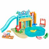 Conjunto Cenario E Figuras Peppa Pig Parque Aquatico Hasbro