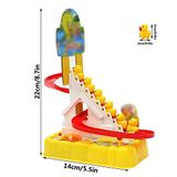 Bebê Puzzle Pato Subir Escadas Trilha Carro Pato Elétrico C