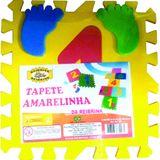 Tapete Eva Amarelinha Reibrink 10 Peças 1,96m X 0,56m