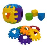Cubo Didático Monta E Desmonta Com 3 Peças De Encaixar