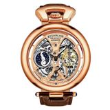 Relogio Masculino Stuhrling Emperors Grandeur 3919 Automatico 49mm, Marrom