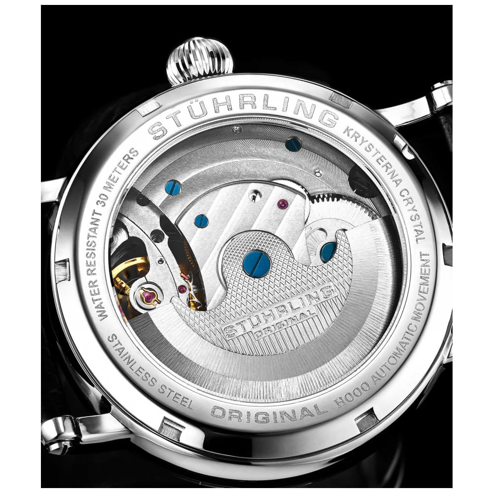 Relogio Masculino Stuhrling 4000 Automatico 43mm, Azul