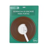 Borracha De Encaixe Lateral Para Portas Marrom 5,5m - Belledoor