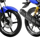Adesivo Premium Roda Yamaha Factor 150 Cor Branco