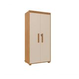 Multiuso Atenas 100% Mdf Com Chave Pés Madeira Cor:cinamomo-off White