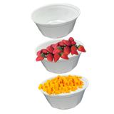 Kit 50 Cumbuca Pote Isopor Térmico 500ml Para Festas Caldos