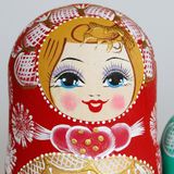 10 Pcs/set Bonecas De Nidificação Russas De Madeira Rússia M Tradicional