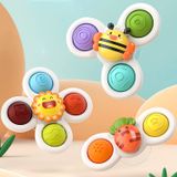 3 Pcs Suction Cup Spinner Brinquedos, Baby Fidget Spinner Brinquedo, Brinquedos Giratórios Para Crianças 1-3, Brinquedos Sensoriais Brinqued