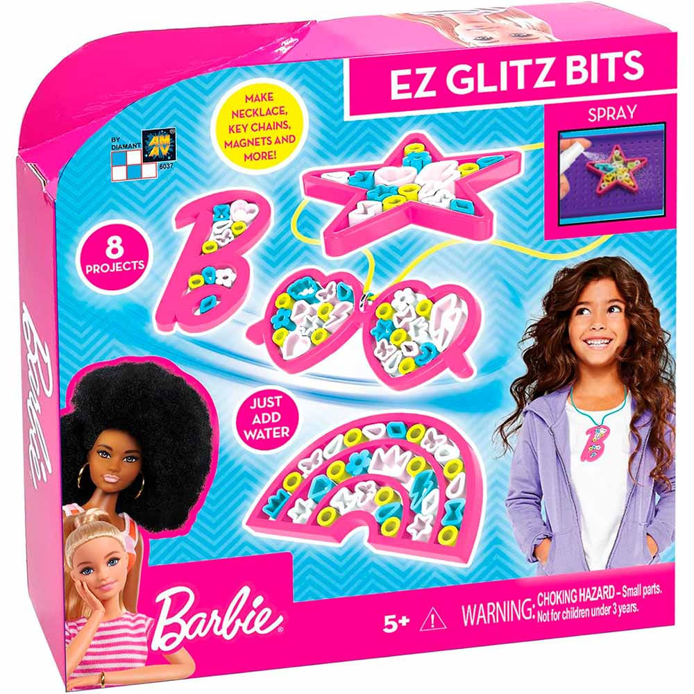Kit Micangas Infantil Ez Glitz Bids Barbie Fun Divirta Se