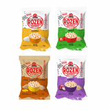 Kit 4 Salgadinhos Rozen Okoshi: Cebola, Tomate, Natural, Multicereais
