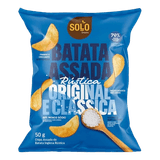 Kit 6x: Chips De Batata Inglesa Assado Original Solo 50g