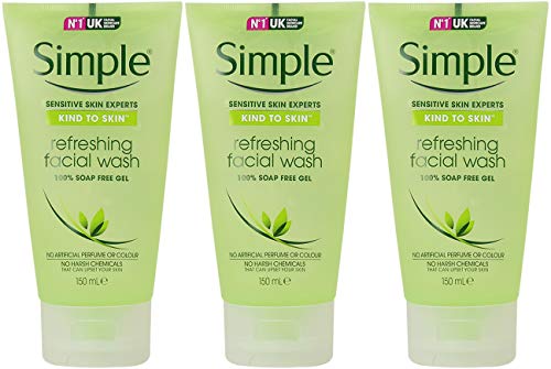 Tipo Simples Para A Pele Refrescante Facial Gel Wash, 5,07 Onças