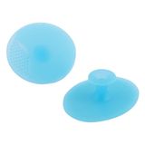 2 X Maquiagem Facial Cleansing Pad Blackhead Removedor Soft Brush Azul
