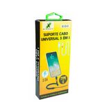 Suporte Cabo Universal 3 Em 1 Usb Tipo C X-cell
