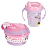 Kit Infantil Pote Papinha Com Amassador E Caneca Com Bico Minnie Plasutil