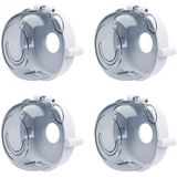 4pcs Stove Knob Capas Baby Proof Kids Safety Oven Gas Large Universal Design Stove Knob Cap Protection Locks Pet Proofing For Child Switch