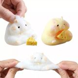 Brinquedo Squeeze Hamster Squishy, 2 Peças Para Aliviar O Estresse