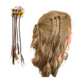 Kit 24 Mechas Aplique De Cabelo Com Piranha Infantil