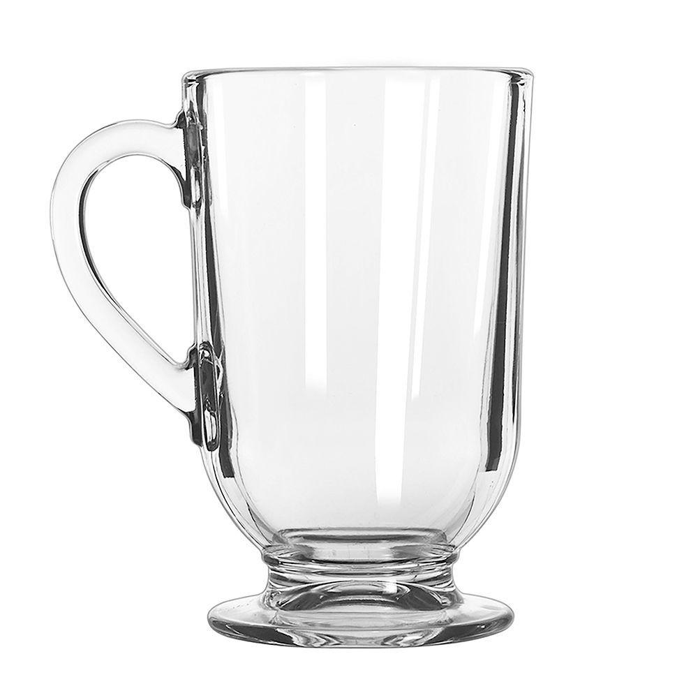 Caneca De Cappuccino Vidro Berlim Taça Café Transparente 325ml Em Casa Tem