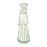 Escultura Anjo Decorativo Murano Branco 27x10x11cm