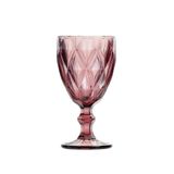 Taça Para Água Suco Diamond Lilas Lyor 260ml