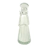 Escultura Anjo Decorativo Murano Branco 27x10x11cm