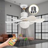 Ventilador De Teto Silencioso 6 Pás Controle Remoto Lâmpada