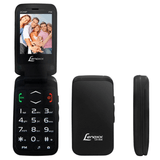 Celular Telefone Idoso Flip 2 Chips Botão Emergêcia Sos Mp3 Rádio Teclas Grandes Lenoxx