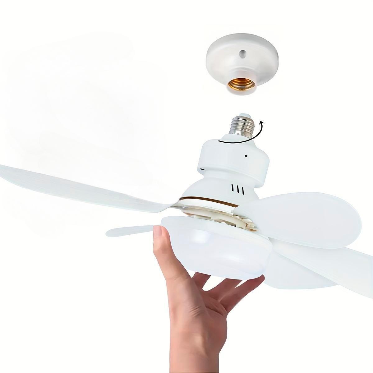 Ventilador De Teto Potente Bivolt Com Controle E Lâmpada - Carrefour