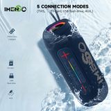 Alto-falante Bluetooth Imenso Outdoor Portable Blue