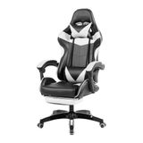 Cadeira Gamer Prizi Canvas - Branca